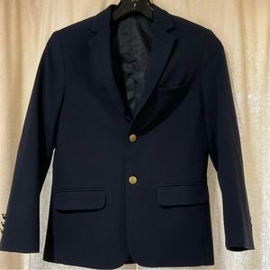 Boys Navy Blue Sports Coat